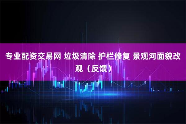 专业配资交易网 垃圾清除 护栏修复 景观河面貌改观（反馈）
